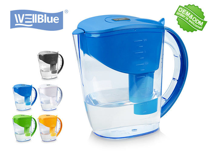 3.5L BPA Free Alkaline Mineral Water Filter Pitcher With Brita Classic Filter
