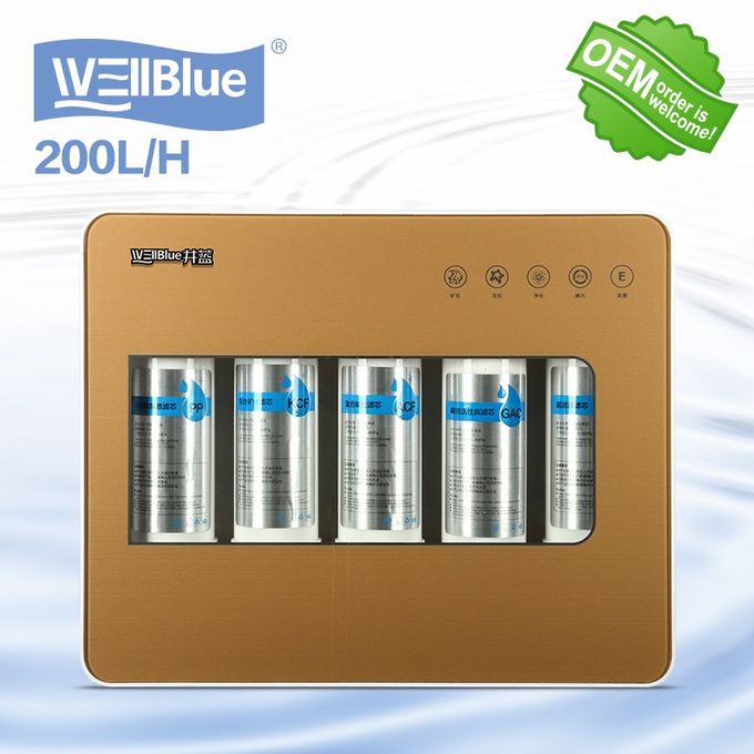 5 σταδίων undersink UF αλκαλική νερού φίλτρων κασέτα φίλτρων νερού μηχανών αλκαλική